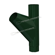 Тройник трубы МЕТАЛЛ ПРОФИЛЬ Foramina PUR D100 Ral 6005