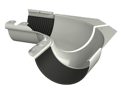Внутренний угол желоба Технониколь МВС 125/90 мм, регулируемый 100-165°, Белый, шт.